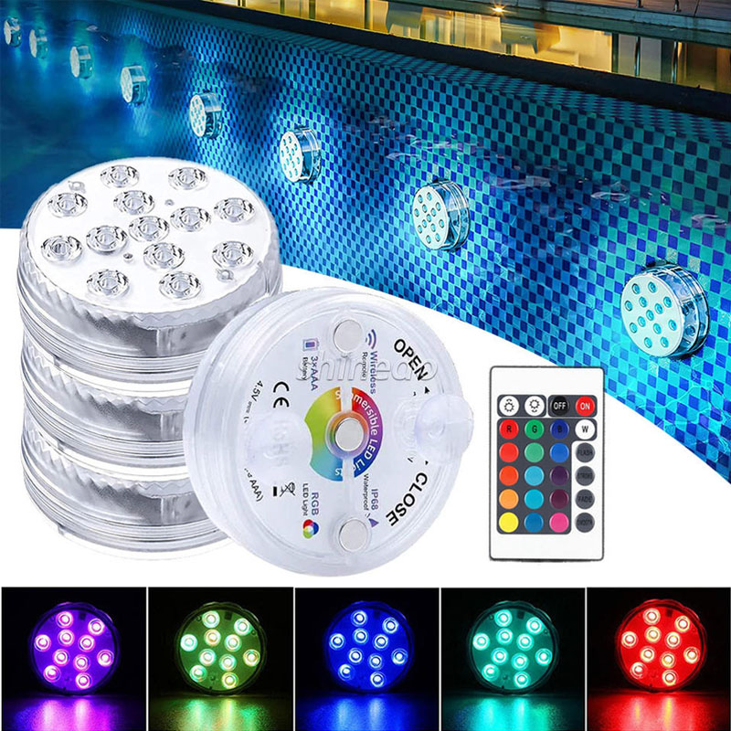 Pond Light Submersible - Multi Color Submersible LED Light Pool