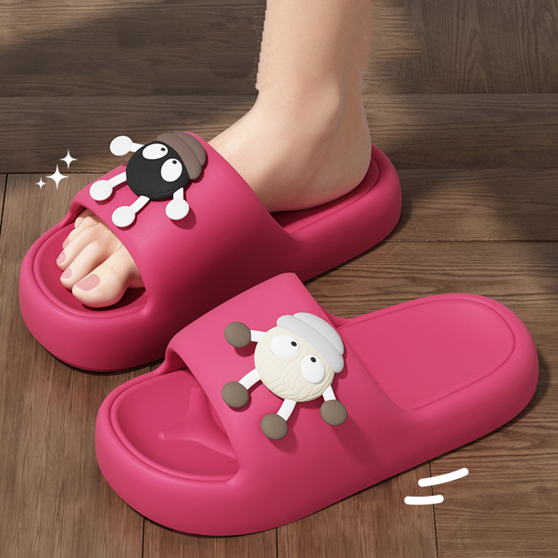 Outdoor Lighting For Your Home - Lovely Cartoon Platform Slippers Women Summer
