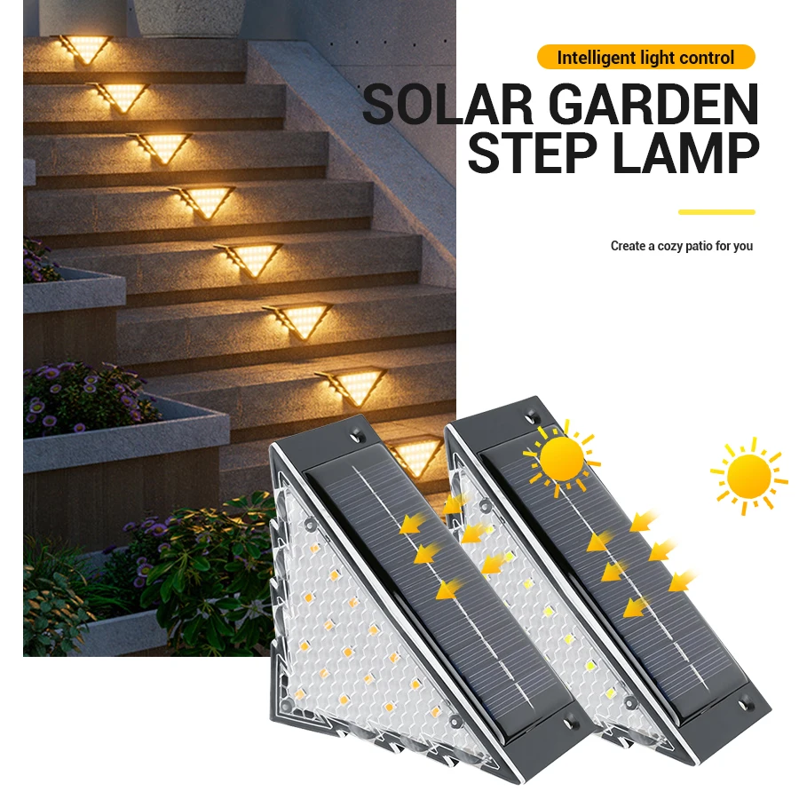 Outdoor Lighting On Fence - 1/2/4PCS Solar Deck Lights Outdoor Step
