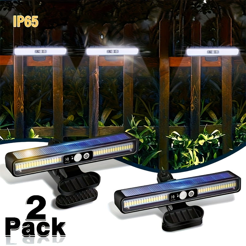 Outdoor Lighting On Fence - Clip On Solar Motion Lights Outdoor