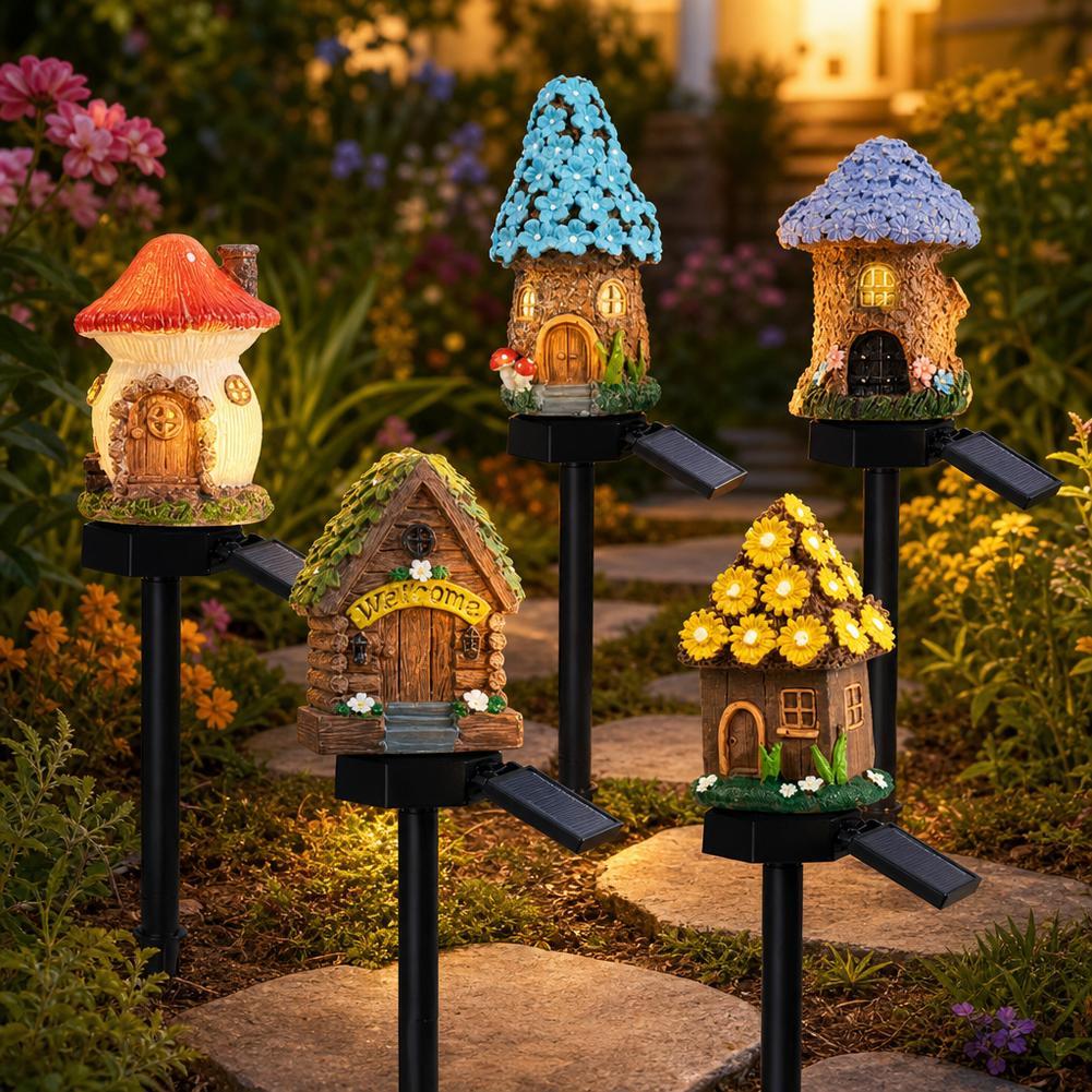 Outdoor Lighting For Front Of House - LED Solar Lawn Light Multi Craft