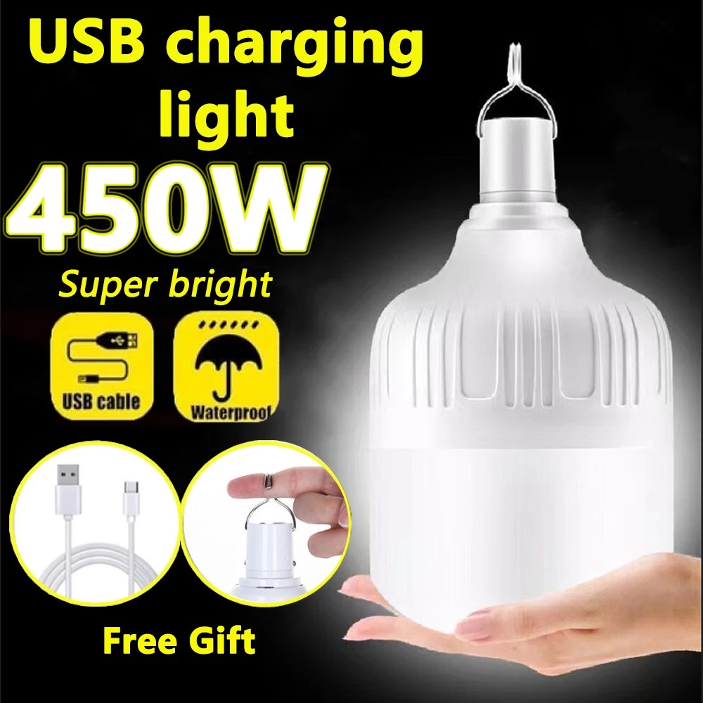 Outdoor Lighting For Front Of House - USB Rechargeable LED Multifunctional Emergency Lights