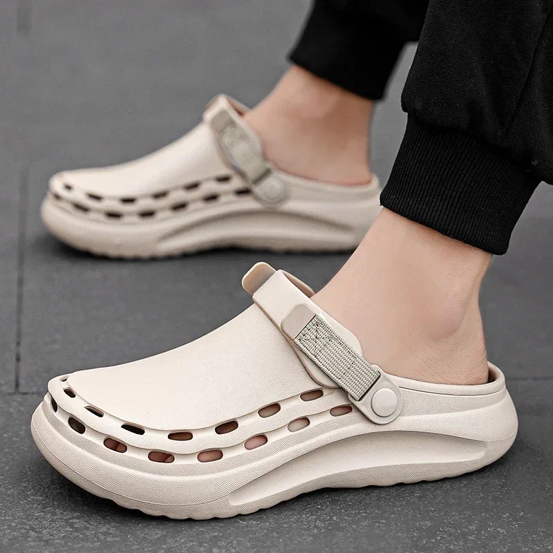 Outdoor Lighting For Your Home - Summer Men Sandals Light EVA Men's