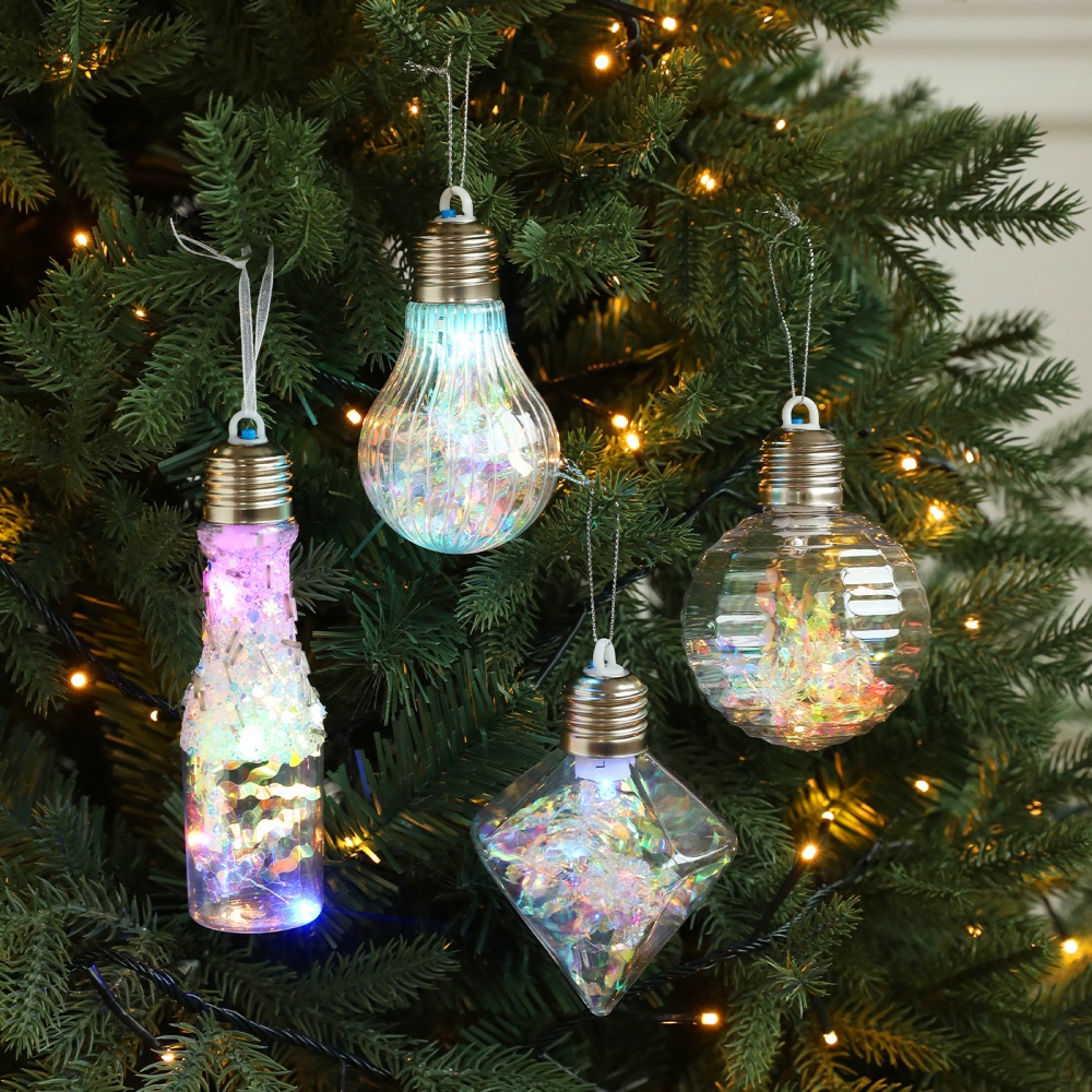 Outdoor Lighting On Trees - Christmas Decoration 2025 Ball Glowing Colorful