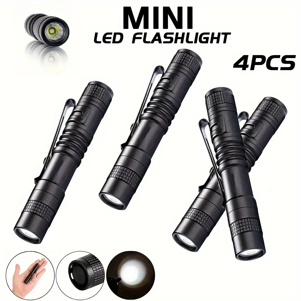 Outdoor Lighting Panel - 1-4PCS Mini Portable LED Pen Light