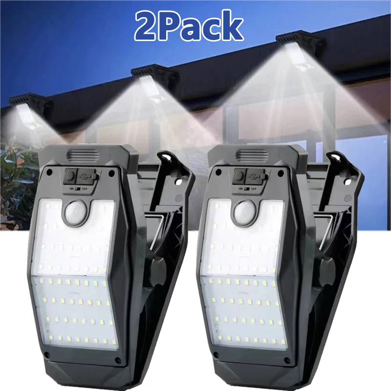 Outdoor Lighting On Fence - NEW 2/1Pcs Clip On Solar Lights