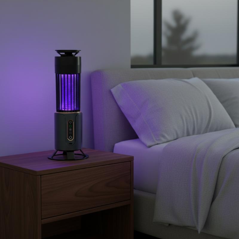 Outdoor Lighting On Fence - @*2-in-1 Electric Mosquito Zapper Lamp Silent