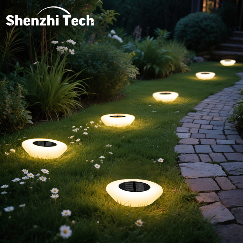 Landscape Spike Light - 1/4 PCS Solar Ground Lights, Cool