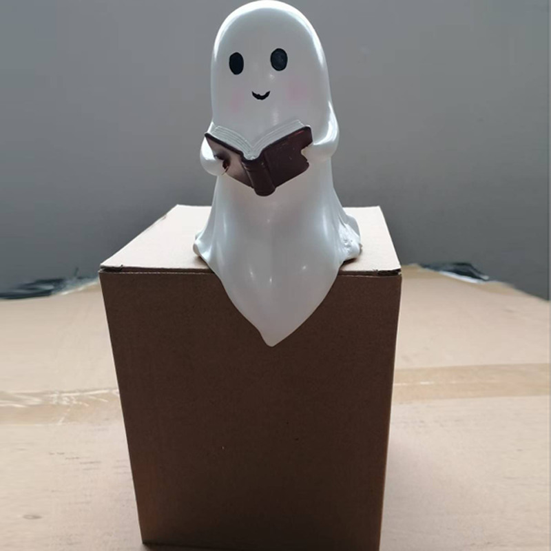 New Cute Ghost Reading Book La - Outdoor Lighting Halloween recension och pris