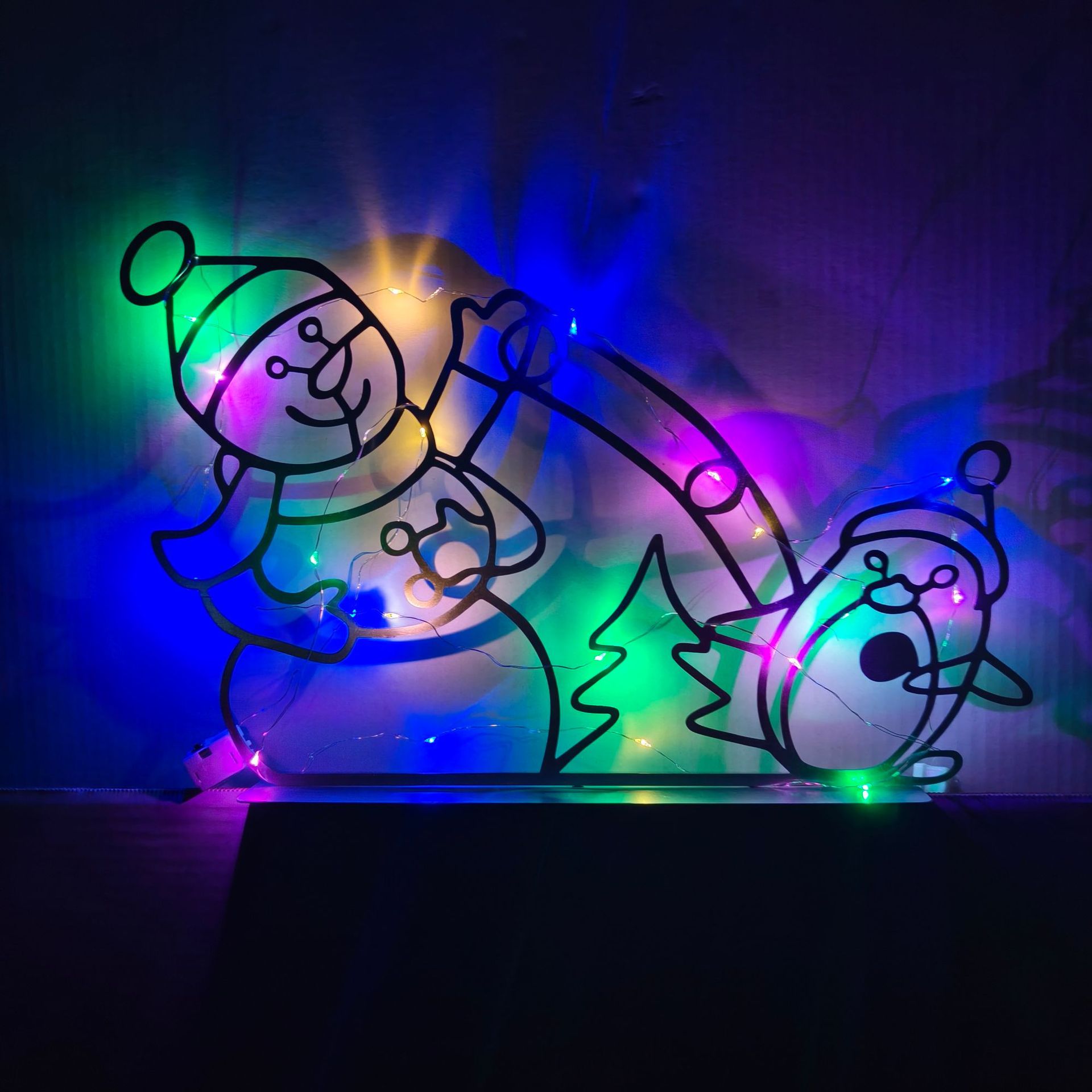 Animated Snowball Light LED Gl - Xmas Outdoor Lighting Decorations recension och pris