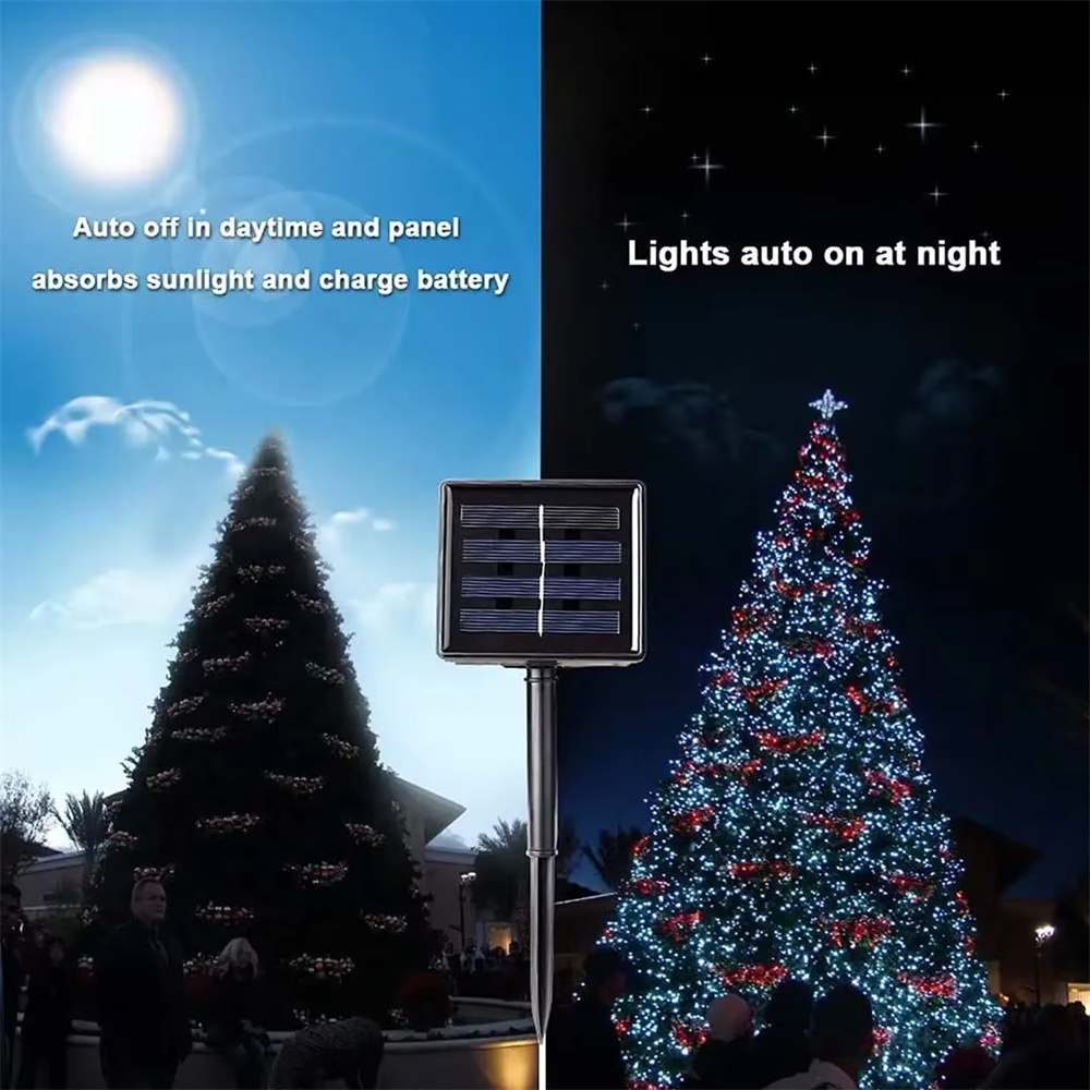 300LED Solar String Light Fair - Xmas Outdoor Lighting Decorations recension och pris