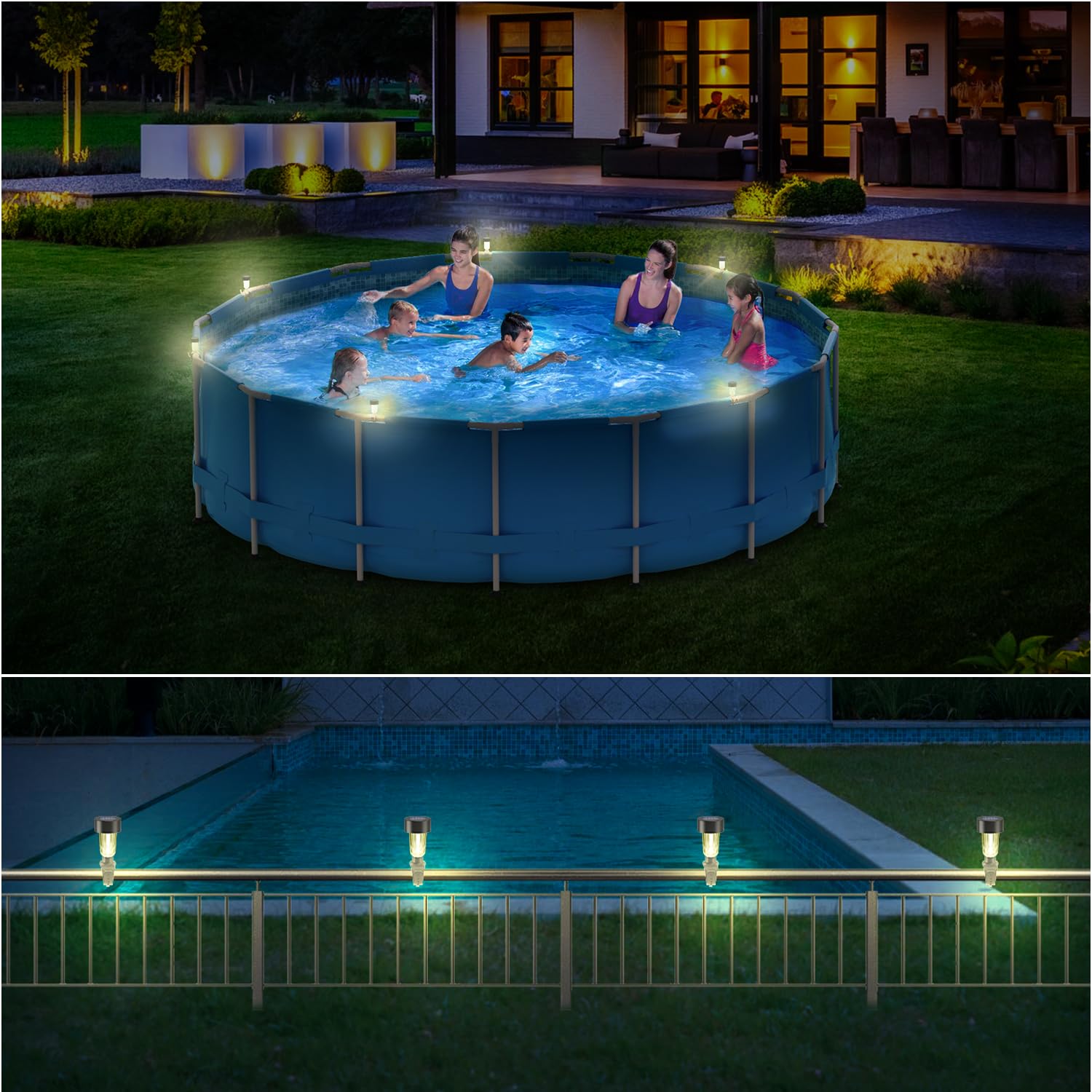 6 packages Solar Pool Light Fr - Outdoor Lighting On Fence recension och pris