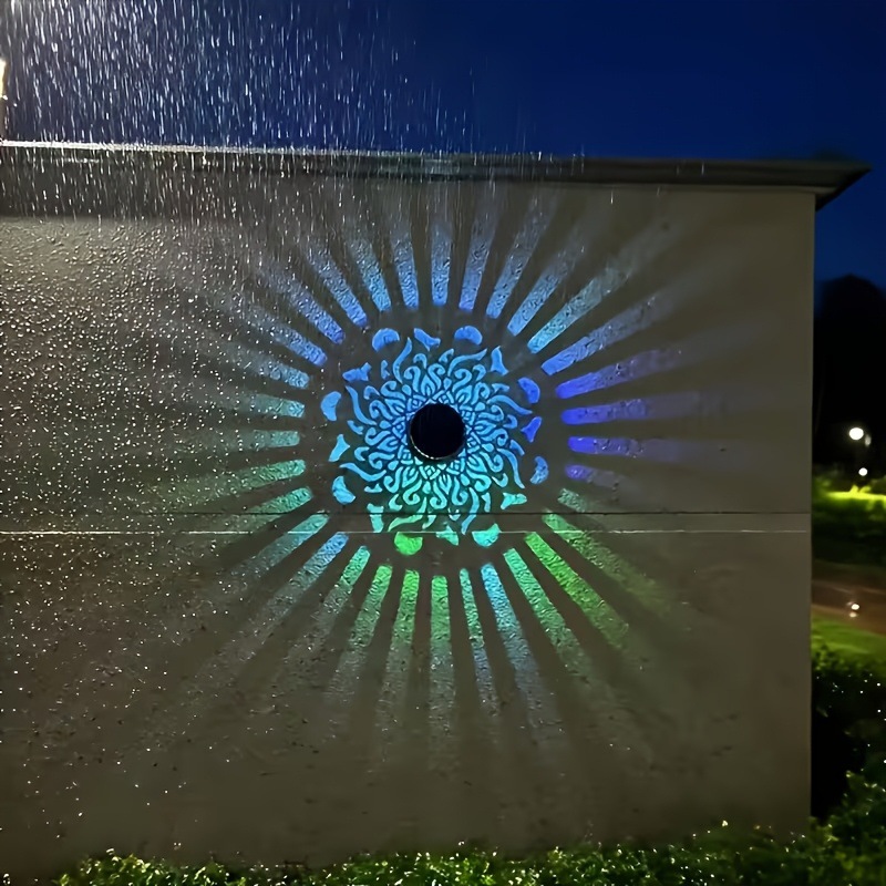 Solar Mandala Lantern Wall Lam - Outdoor Lighting On Fence recension och pris