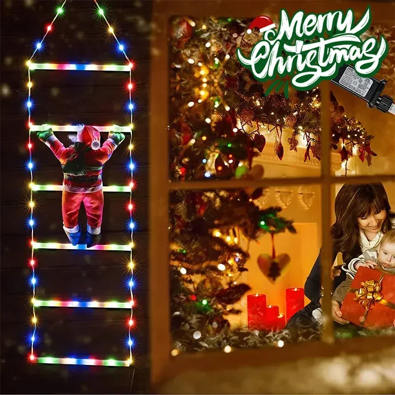 LED Ladder Light for Santa Cla - Xmas Outdoor Lighting Decorations recension och pris