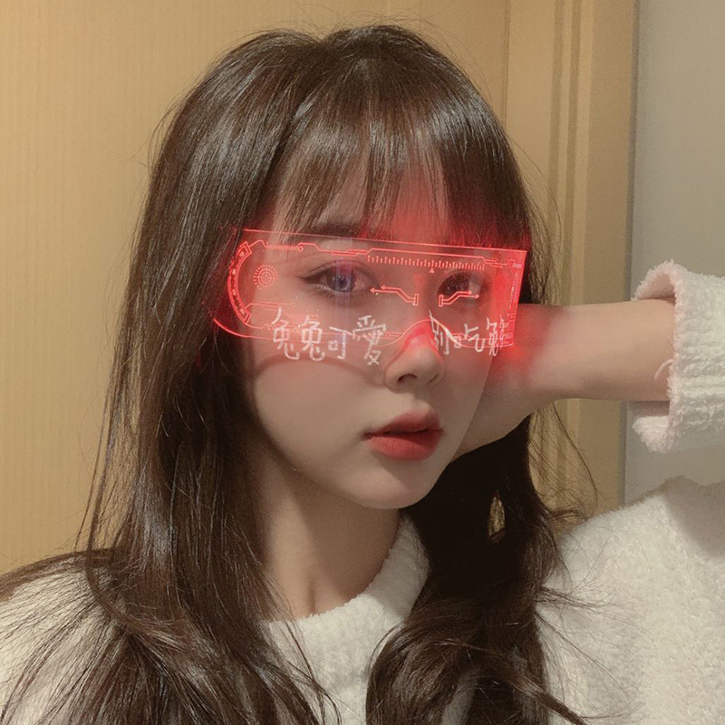 LED Luminous Colorful Sunglass - Outdoor Lighting Halloween recension och pris