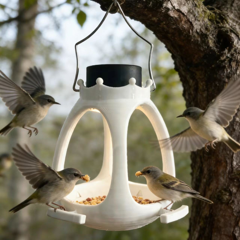 Solar Bird Feeder with LED Lig - Outdoor Lighting Under Eaves recension och pris