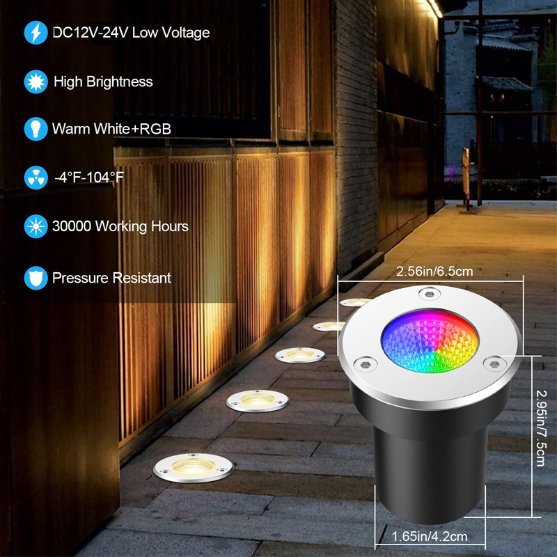 RGBW Low Voltage Landscape Lig - Landscape Spike Light recension och pris