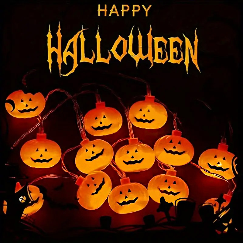 Halloween Pumpkin String Light - Outdoor Lighting Halloween recension och pris