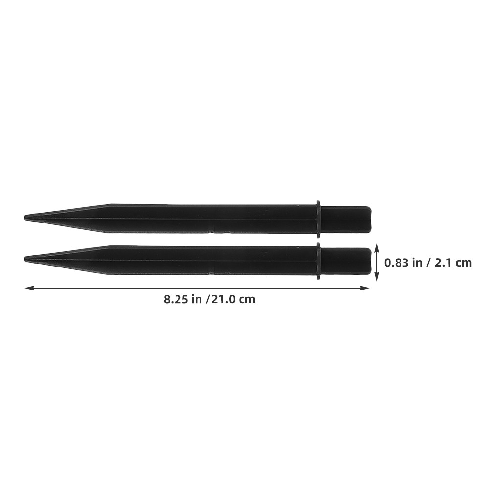 15Pcs Black Ground Stakes for  - Outdoor Lighting Black recension och pris