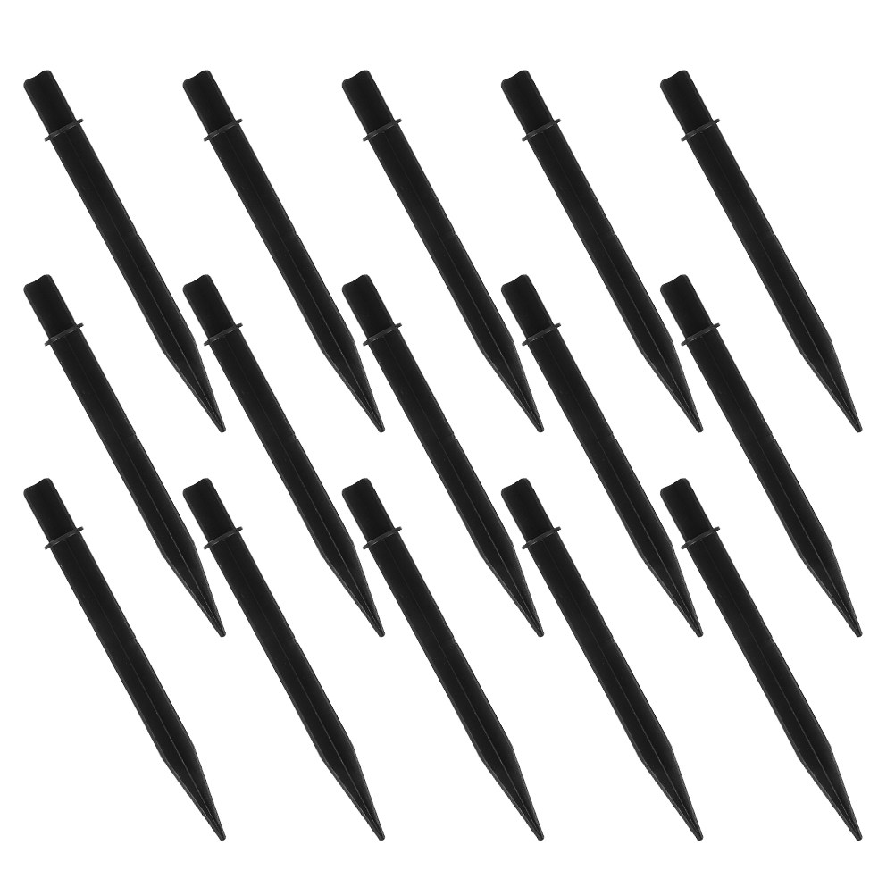 15Pcs Black Ground Stakes for  - Outdoor Lighting Black recension och pris