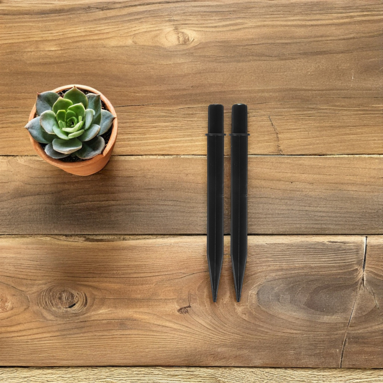 15Pcs Black Ground Stakes for  - Outdoor Lighting Black recension och pris