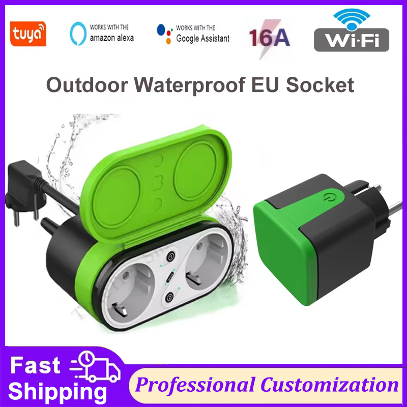 Tuya EU 16A Wifi Smart Outdoor - Outdoor Lighting Timer recension och pris
