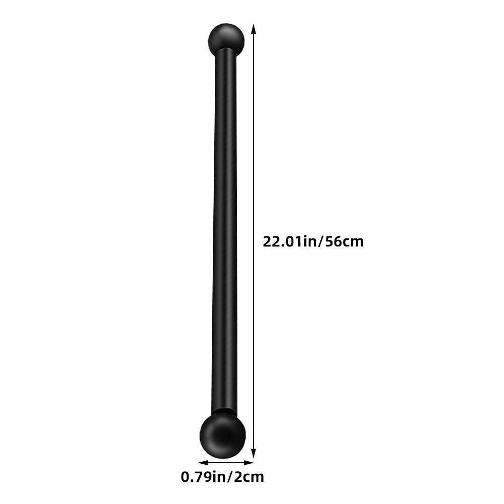 2Pcs Lamp Post Cross Arm Black - Outdoor Lighting Black recension och pris