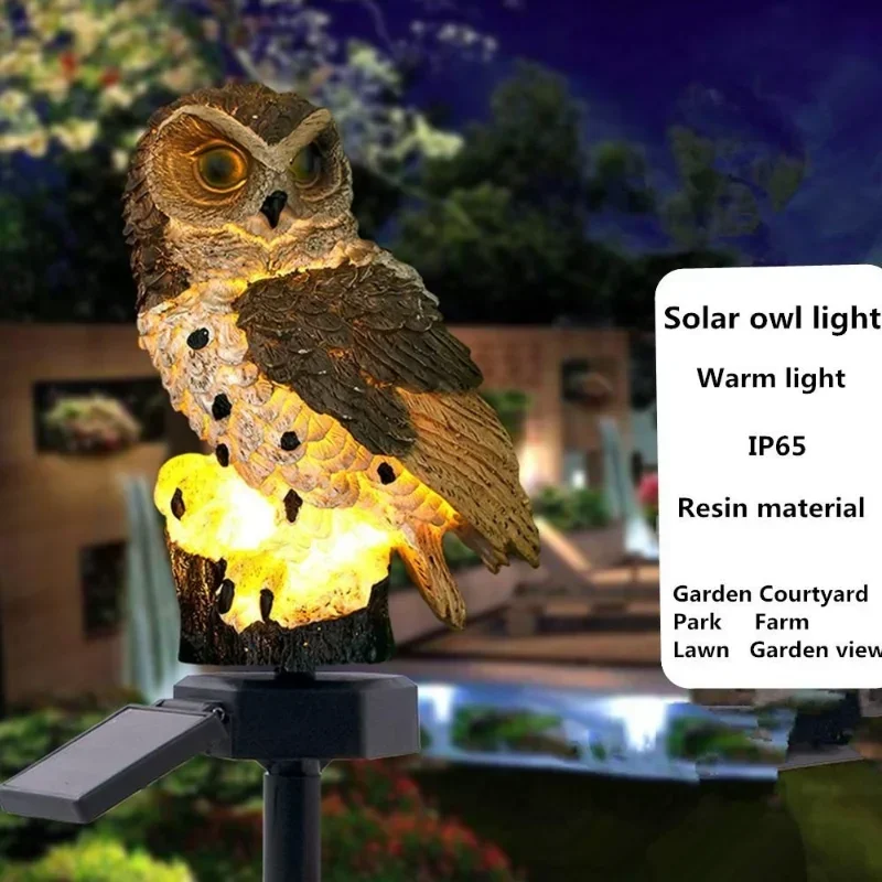Owl Lights Outdoor Solar Power - Landscape Spike Light recension och pris
