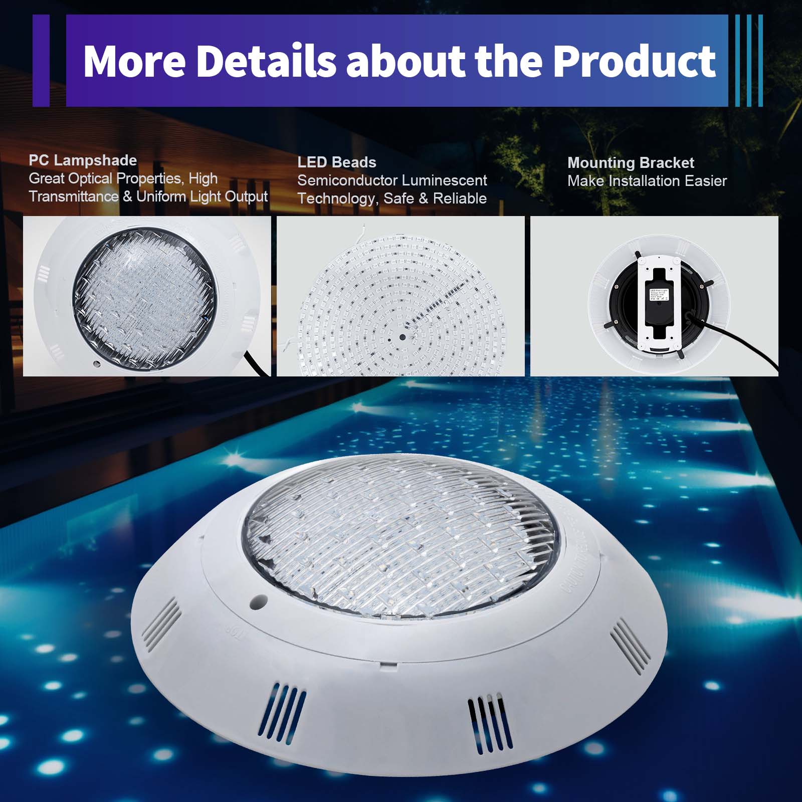 45W & 36W RGB LED Pool Light I - Pond Light Submersible recension och pris