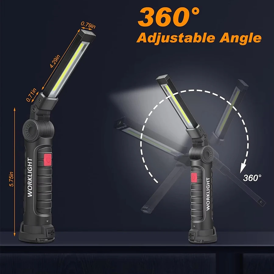 Rechargeable Magnetic Work Lig - Outdoor Lighting Hooks recension och pris