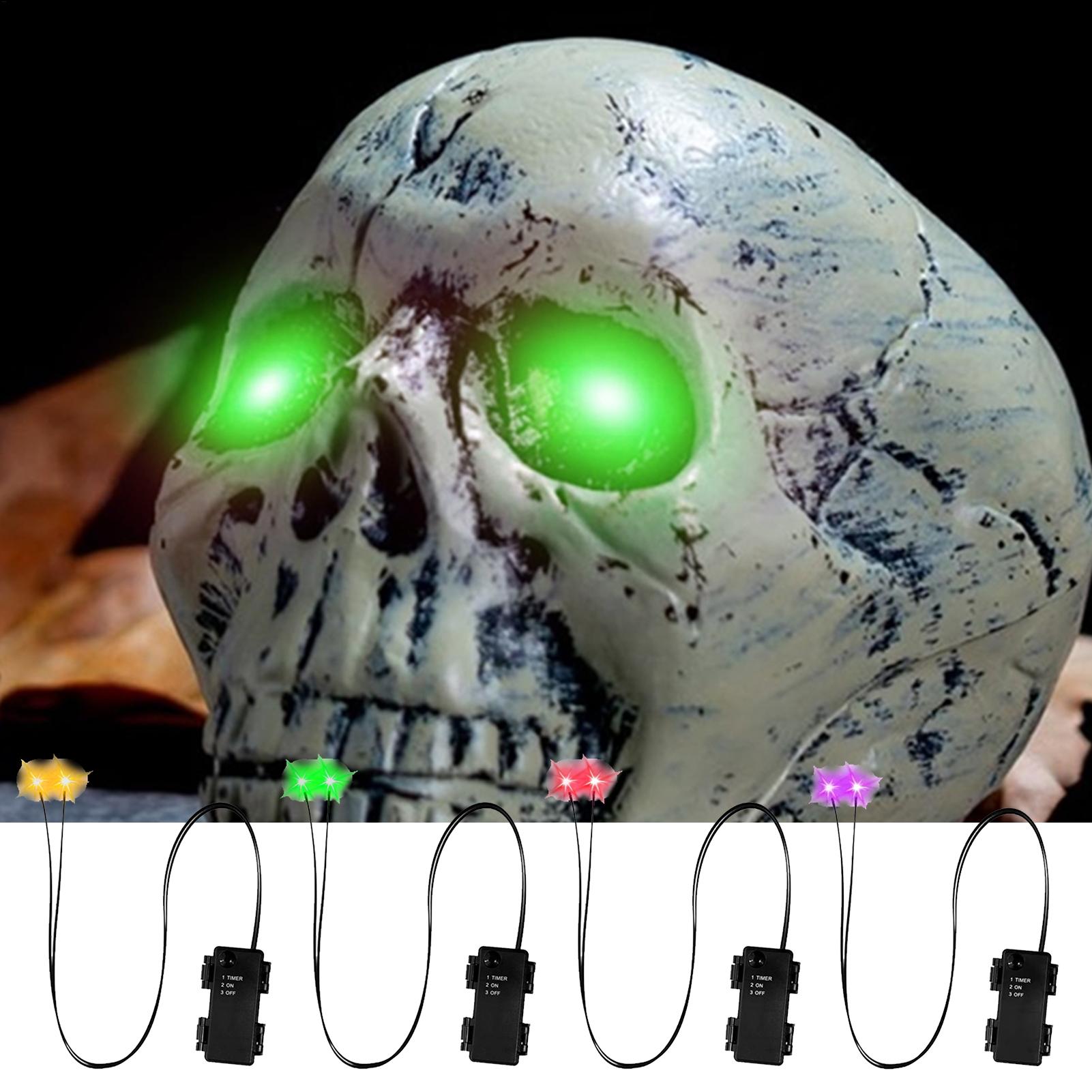 1PC Glowing Eyes Halloween Lig - Outdoor Lighting Timer recension och pris