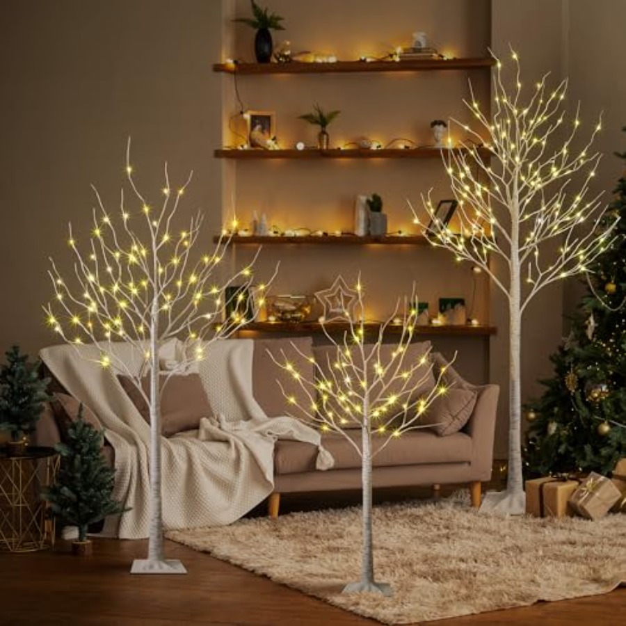 LED Birch Tree Light Set For I - Outdoor Lighting On Trees recension och pris