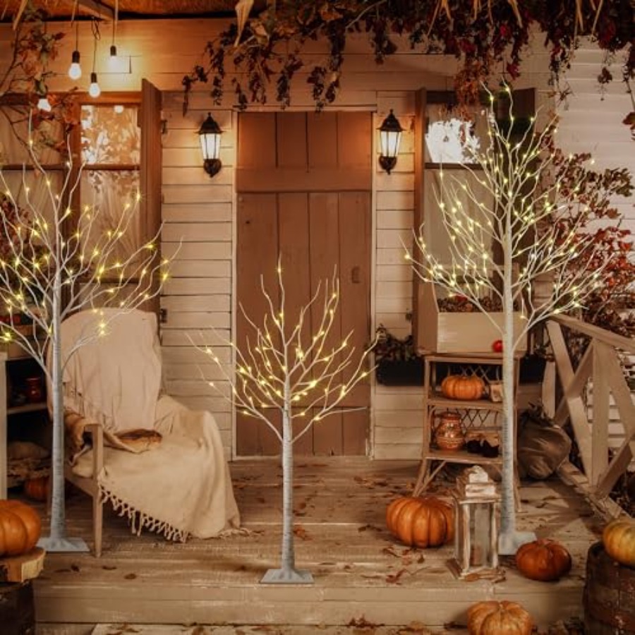 LED Birch Tree Light Set For I - Outdoor Lighting On Trees recension och pris