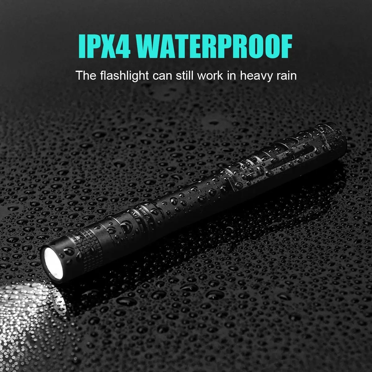 Portable Mini LED Pen Flashlig - Outdoor Lighting Black recension och pris
