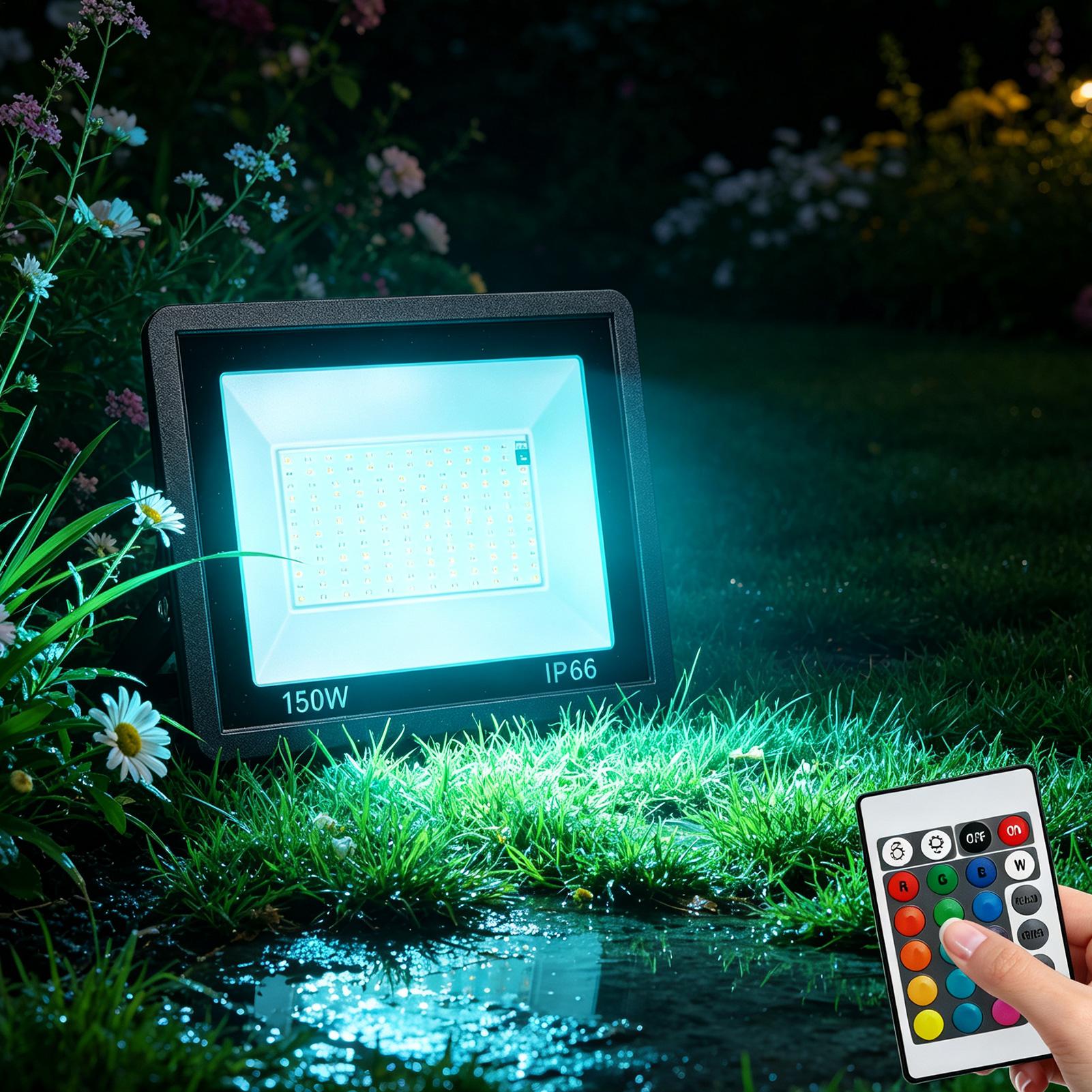 Outdoor Flood Light RGB Color  - Outdoor Yard Lighting Fixtures recension och pris