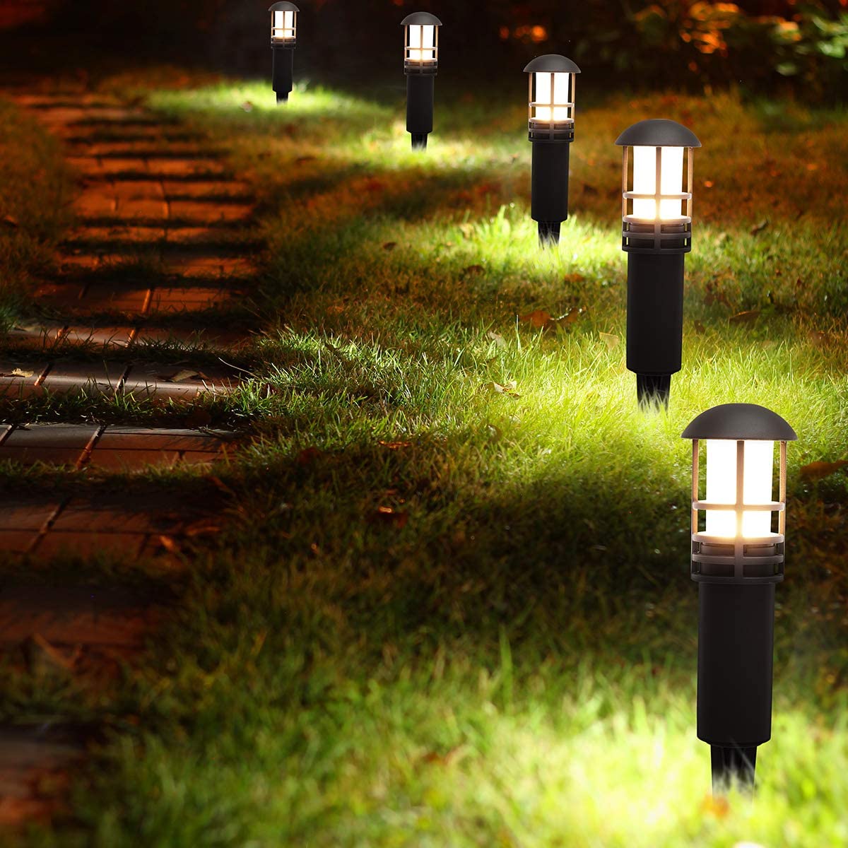 8Pcs LED Outdoor Garden Lawn L - Landscape Spike Light recension och pris