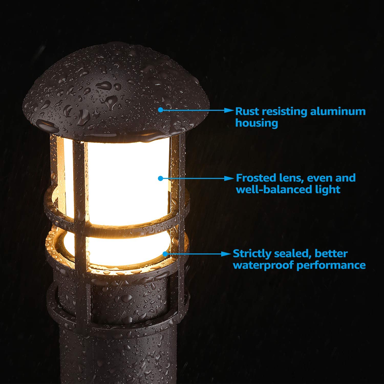 8Pcs LED Outdoor Garden Lawn L - Landscape Spike Light recension och pris