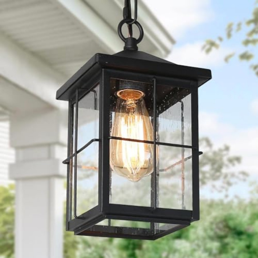 Outdoor Pendant Light Fixture, - Outdoor Lighting Black recension och pris