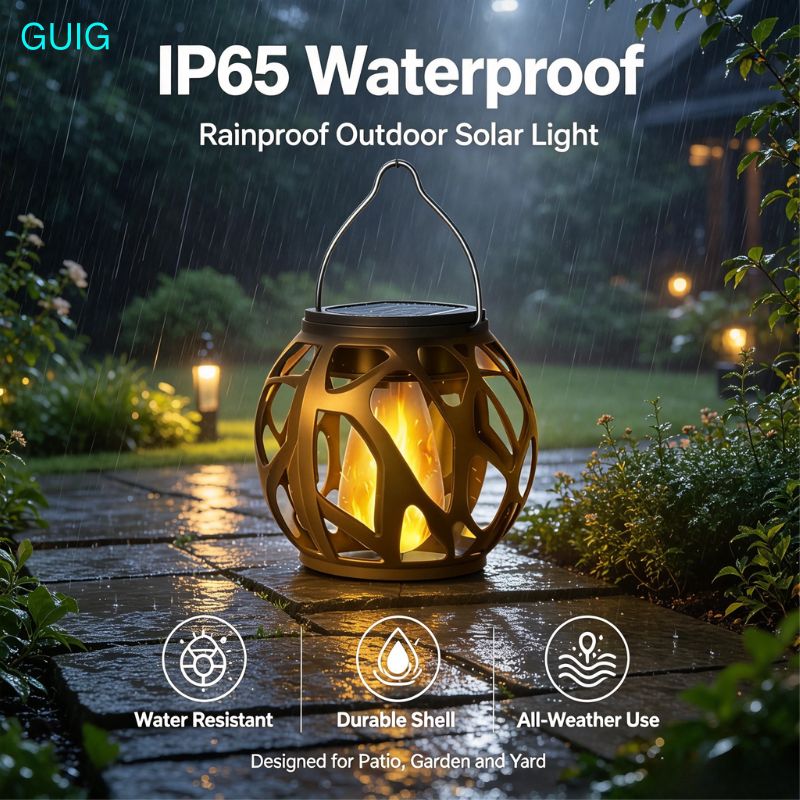 1/2/4 Pack Solar Hanging Flame - Outdoor Lighting On Trees recension och pris