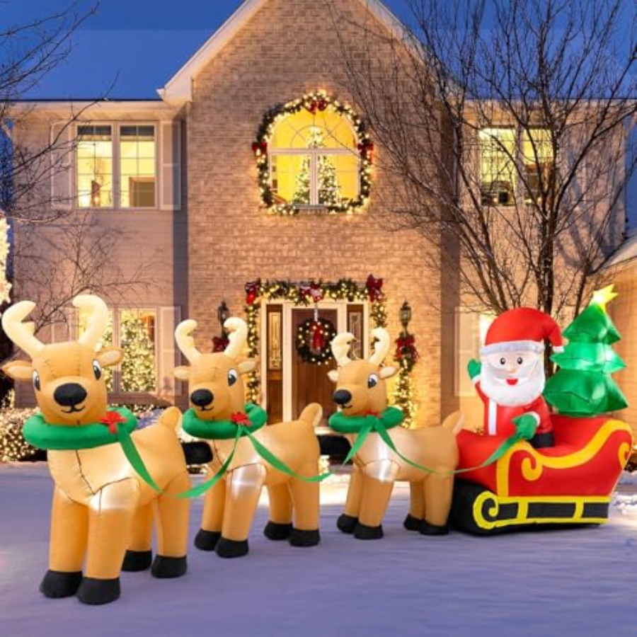 Outdoor Christmas inflatables  - Outdoor Lighting On Trees recension och pris