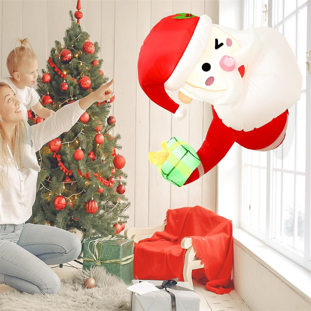3.5Ft Christmas Inflatable San - Xmas Outdoor Lighting Decorations recension och pris