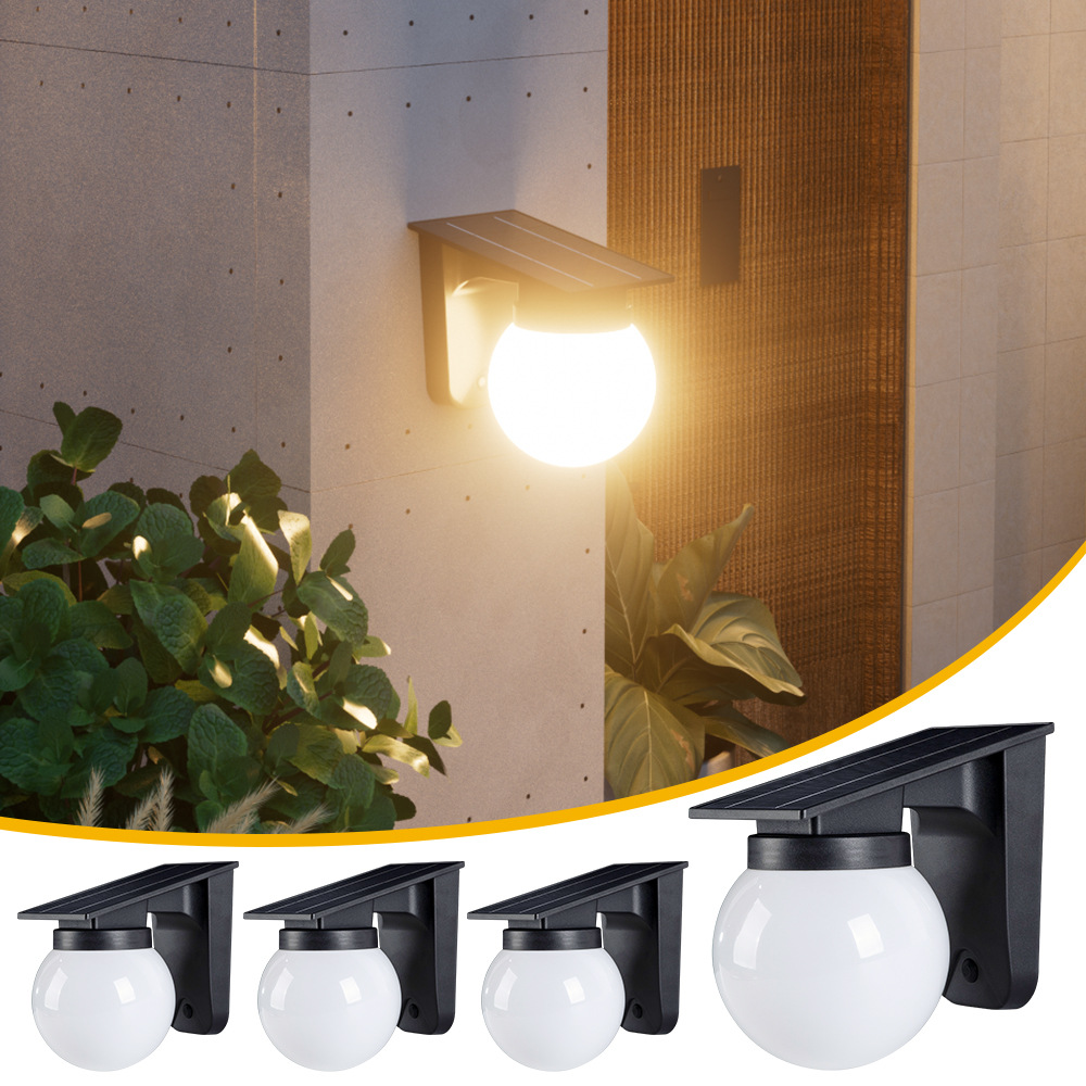 Solar Sphere Wall Lights Outdo - Outdoor Lighting On Fence recension och pris