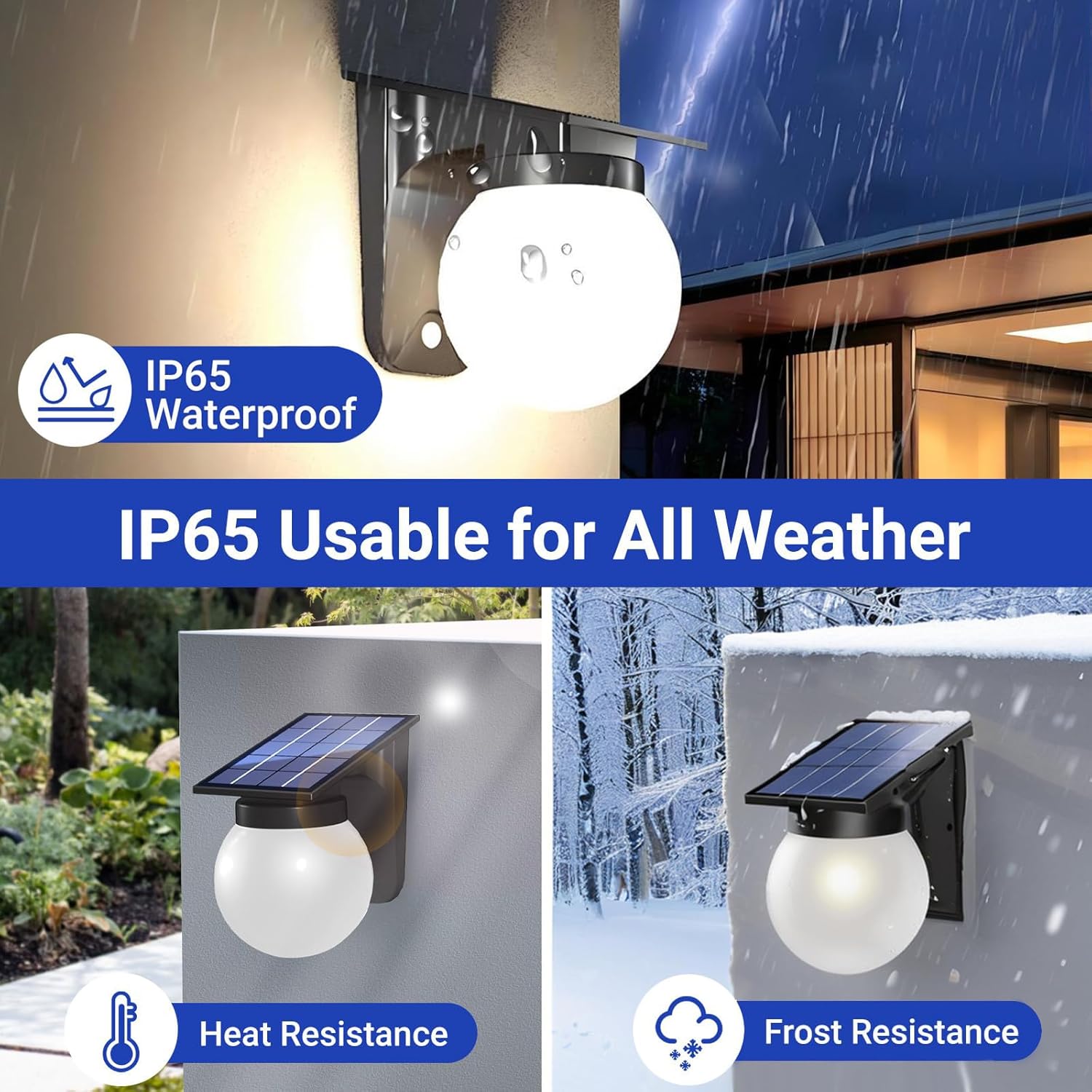 Solar Sphere Wall Lights Outdo - Outdoor Lighting On Fence recension och pris