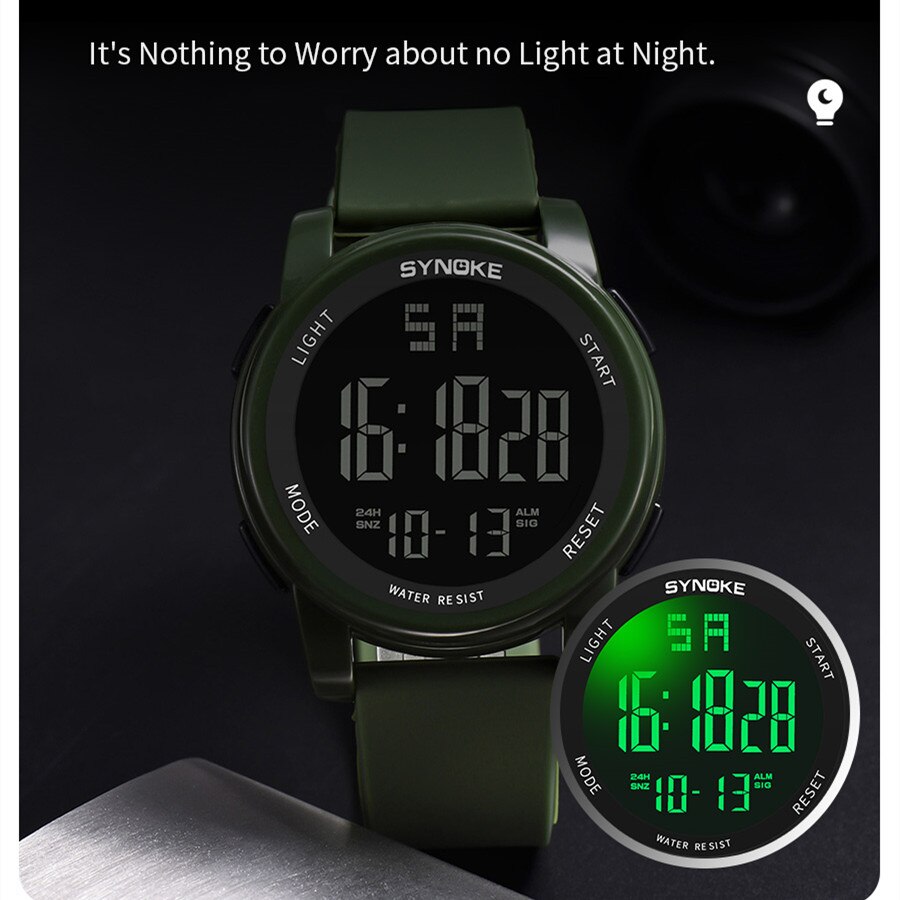 SYNOKE Men Outdoor Sports Mult - Outdoor Lighting Timer recension och pris