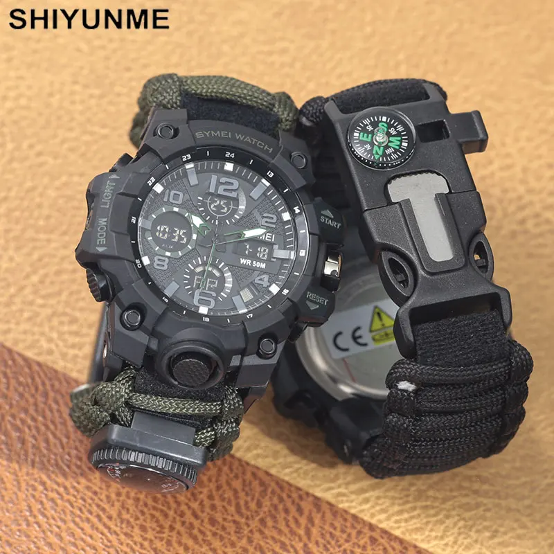 SHIYUNME Outdoor Survival Men  - Outdoor Lighting Timer recension och pris