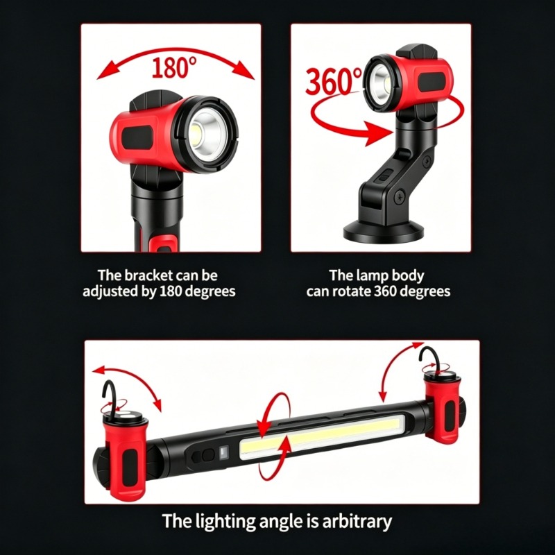 COB Magnetic Work Light Rechar - Outdoor Lighting Hooks recension och pris