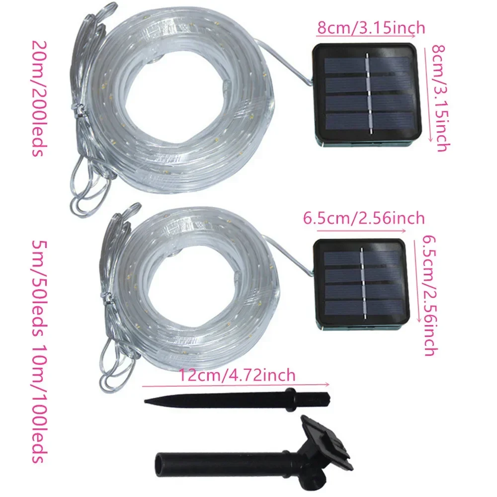 Outdoor Solar Rope Led Light W - Xmas Outdoor Lighting Decorations recension och pris