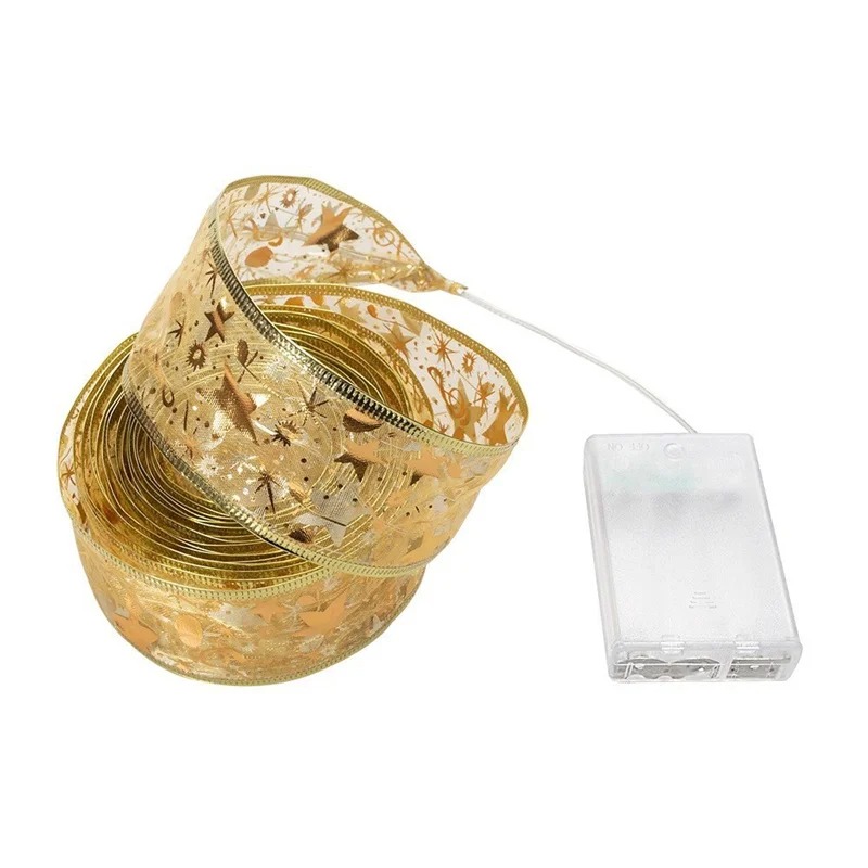 Christmas Ribbon Fairy String  - Xmas Outdoor Lighting Decorations recension och pris