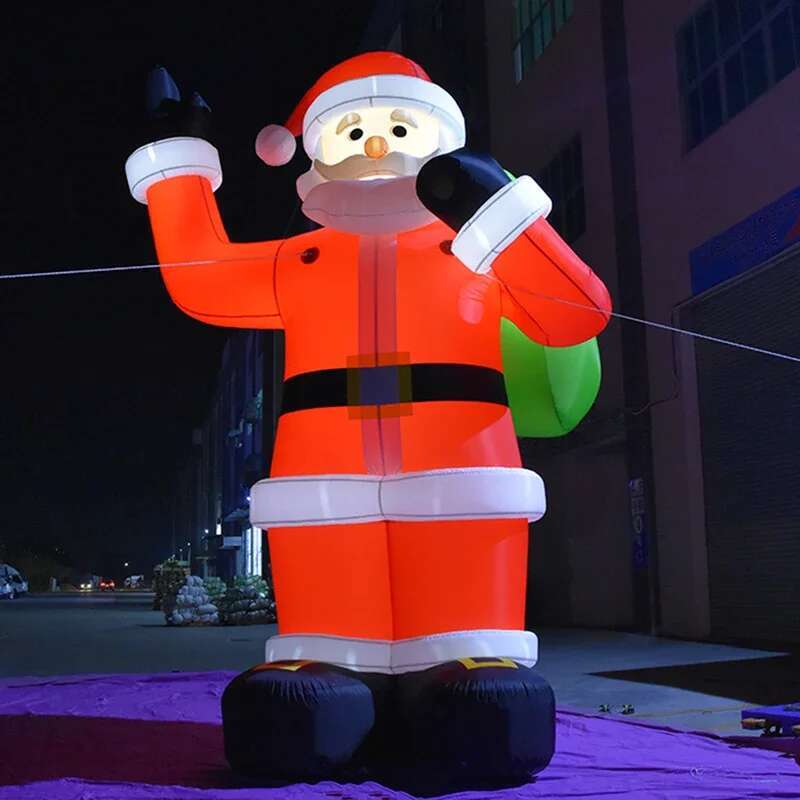 Giant LED Light Iatable Outdoo - Xmas Outdoor Lighting Decorations recension och pris