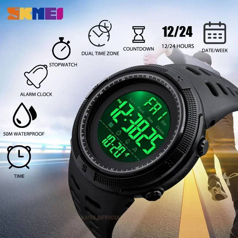 SKMEI 1251 5Bar Waterproof Dig - Outdoor Lighting Timer recension och pris